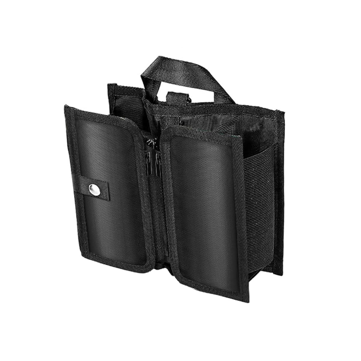 HASTHIP Travel Cup Holder for Luggage Dual Cup Oxford Cloth Coffee Cup Holder with Handle & Carabiner 2 in 1 Travel Cup Carrier Accessories Organizer Pouch for Coffee Cup, Water Bottle, Powerbank HASTHIP Travel Cup Holder for Luggage Dual Cup Oxford Cloth Coffee Cup Holder with Handle & Carabiner 2 in 1 Travel Cup Carrier Accessories Organizer Pouch for Coffee Cup, Water Bottle, Powerbank